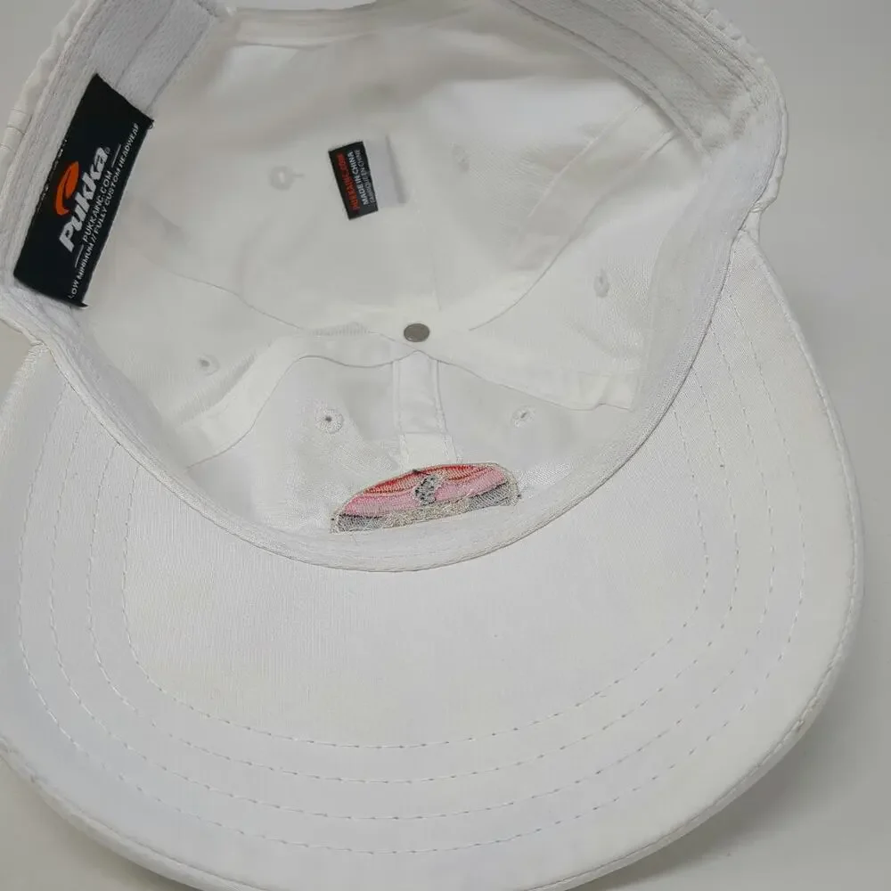 Pukka Baseball Cap White One Size Canyon Classic UPF 50 Small Fit Strapback Hat